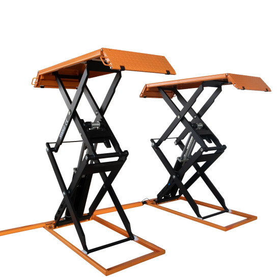 Nožnicový zdvihák 3t s nastaviteľnou rampou