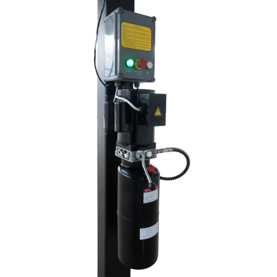 Štvorstĺpový zdvihák, 4T, centrálne manuálne odistenie bezpečnostných zámkov, pojazdná sada