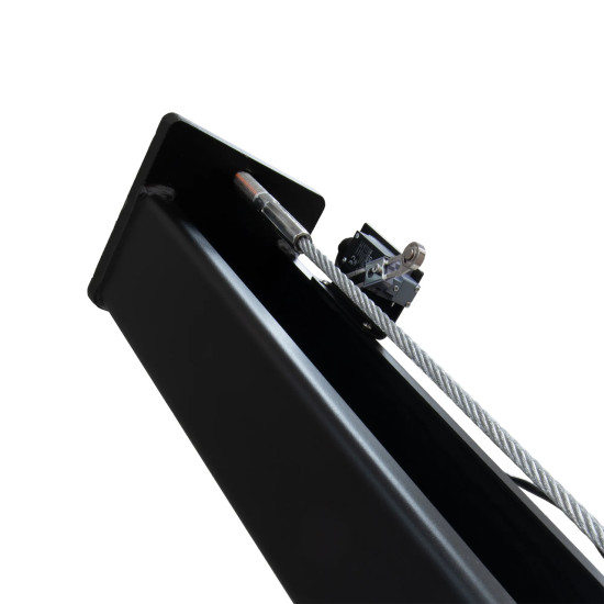 Štvorstĺpový zdvihák, 4T, centrálne manuálne odistenie bezpečnostných zámkov, pojazdná sada