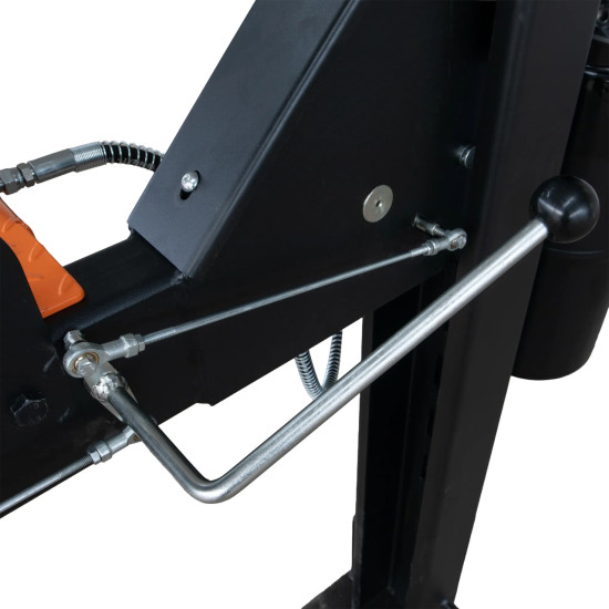 Štvorstĺpový zdvihák, 4T, centrálne manuálne odistenie bezpečnostných zámkov, pojazdná sada